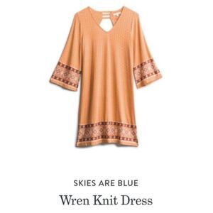 Skies are Blue Wren Knit Dress Size M